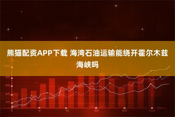 熊猫配资APP下载 海湾石油运输能绕开霍尔木兹海峡吗